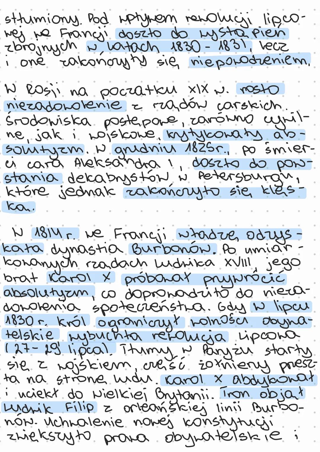 POWRÓT STAREGO ŁADU
Restauracja - powrót na trony państra
europejskich władców sprzed
Wielkiej Resolucji Francuskiej
Legitymizm - Nładza poc