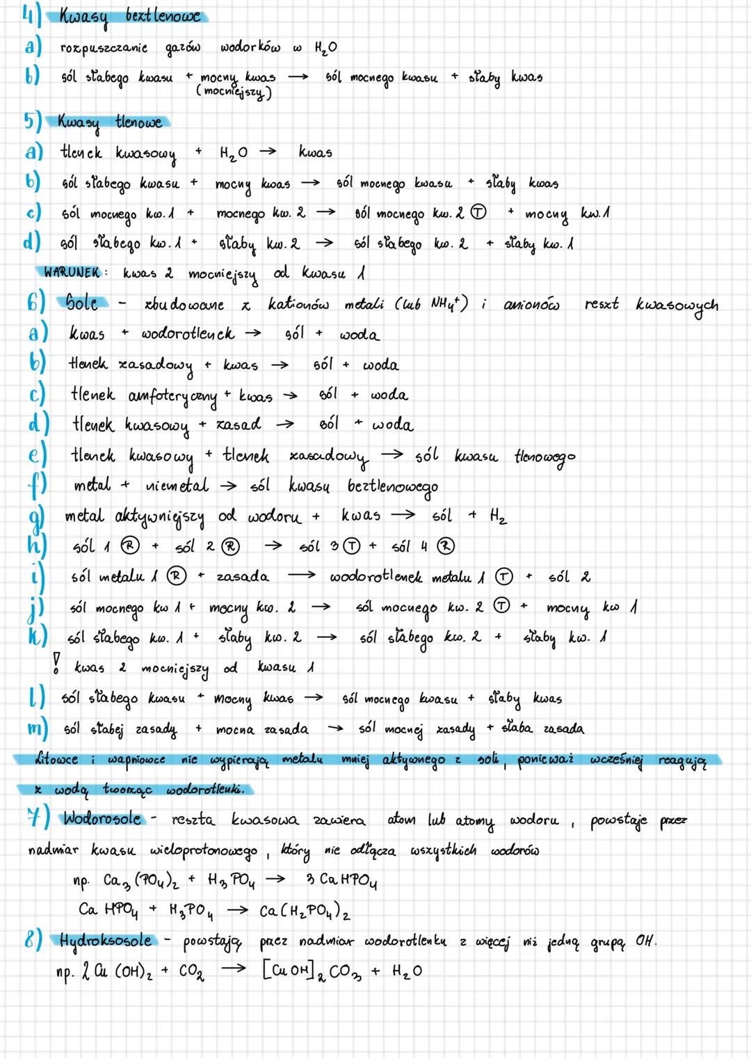 # nicorganiczna
1) Tlenki
a) spalanie pierwiastka $2 Mg + O_2 \rightarrow 2MgO$
b) rozkład tormiczny trudnoroxp. wodorotlenków $Cu(OH)_2