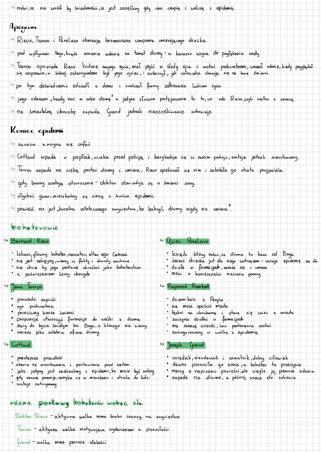 ALBERT
dżuma CAMUS
gatunek: powieść paraboliczna, epika
epoka: współczesność
czas i miejsce akcji
Od 16 kwietnia w latach czterdziestych (ni