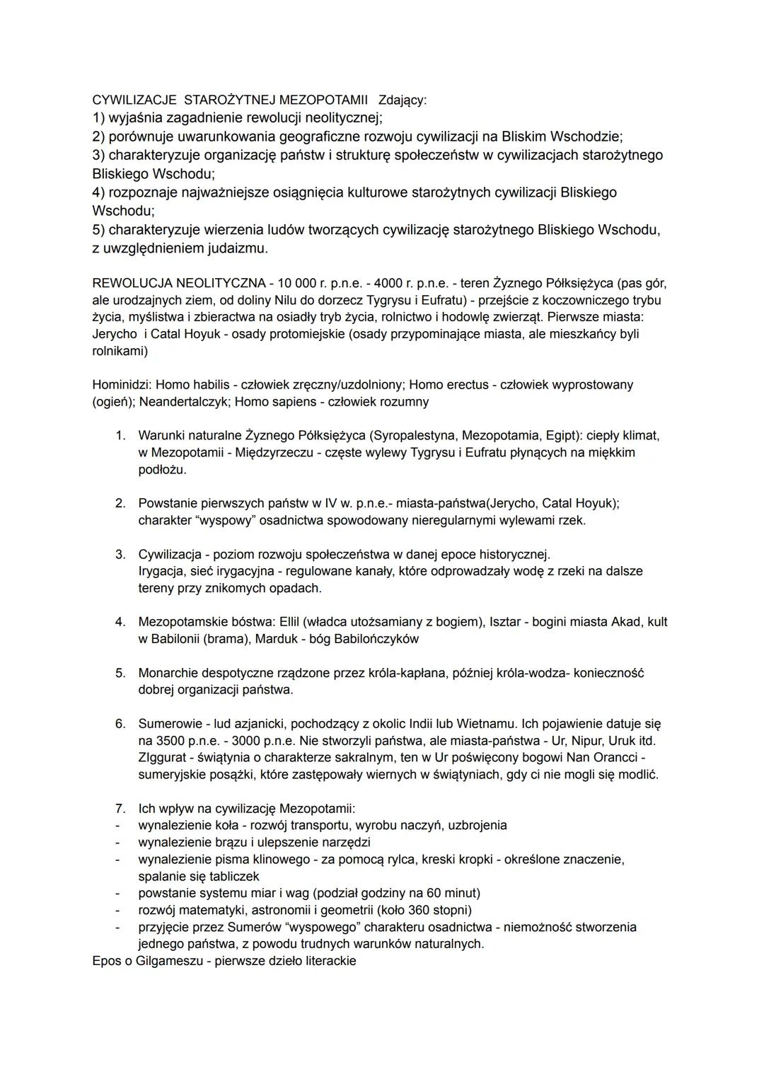 NAUKI POMOCNICZE HISTORII
1. Historia - nauka zajmująca się badaniem przeszłości od pojawienia się źródeł pisanych.
Okres od pojawienia się