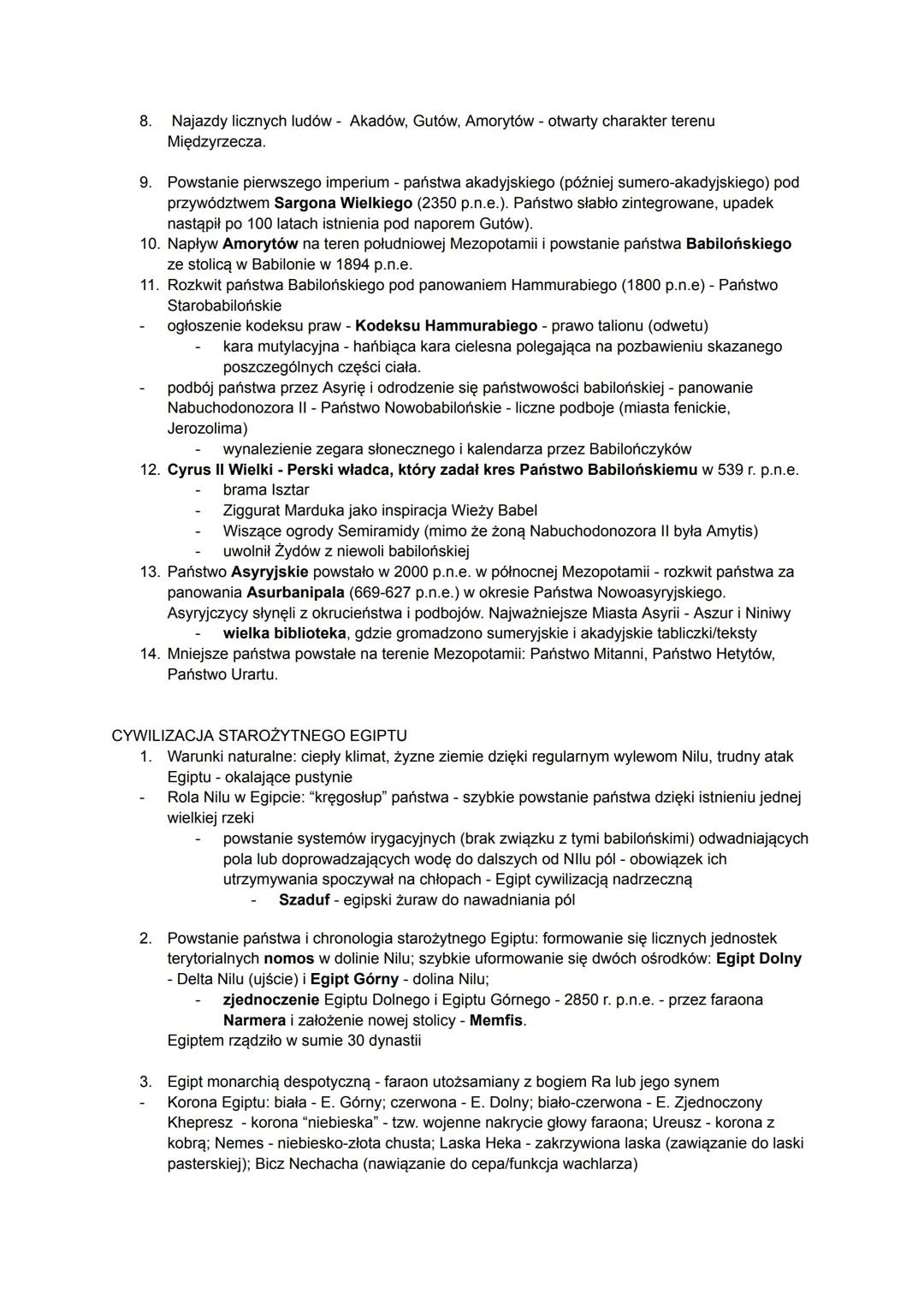 NAUKI POMOCNICZE HISTORII
1. Historia - nauka zajmująca się badaniem przeszłości od pojawienia się źródeł pisanych.
Okres od pojawienia się