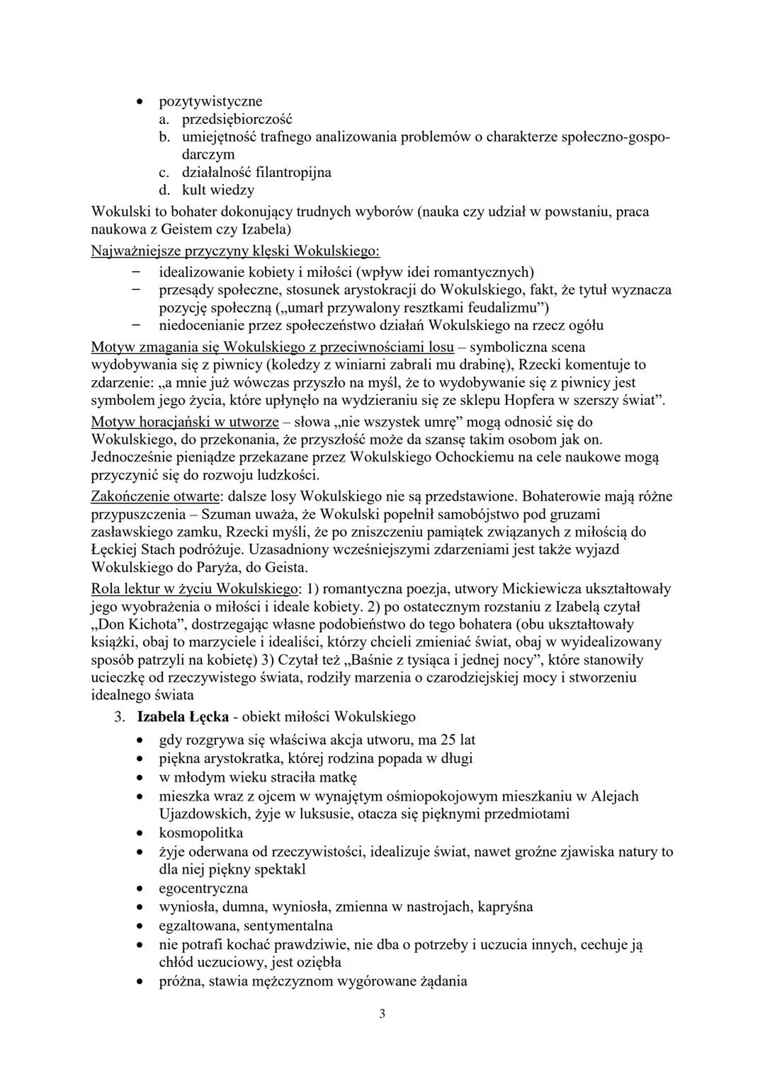 BOLESŁAW PRUS
„Lalka" (pierwodruk w odcinkach w piśmie Kurier Codzienny, wydanie książkowe
1890)
Czas akcji
akcja właściwa - Warszawa końca