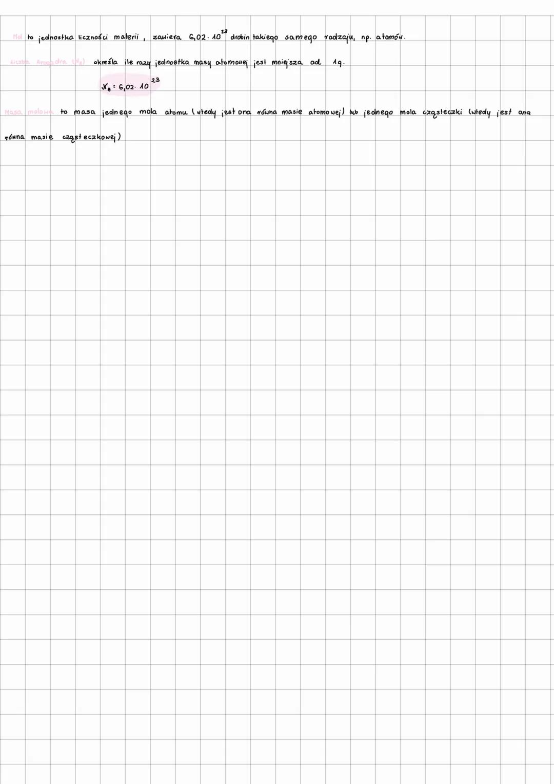 --- OCR Start ---
masa atomowa, masa cząsteczkowa i masa molocia
jest
, hu odpowiada masie iz izotopu węgla -12.
1u = 1,66-10-24g
to średnia