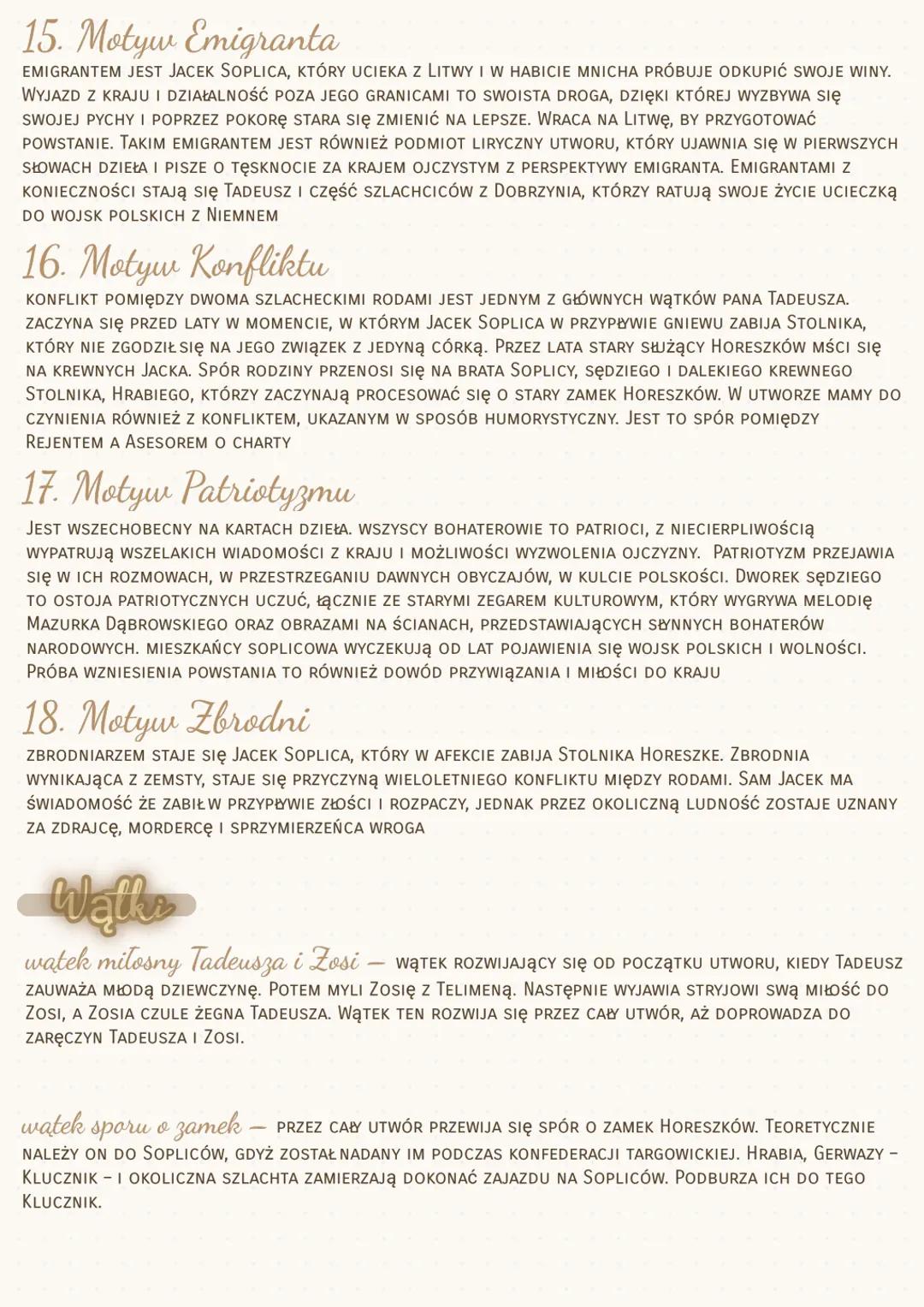 # "Pan Tadeusz"
**Geneza**
PAN TADEUSZ POWSTAŁ PODCZAS POBYTU ADAMA MICKIEWICZA W PARYŻU W LATACH 1832-1834, A
WYDANY ZOSTAŁ W 1834R. CZYT