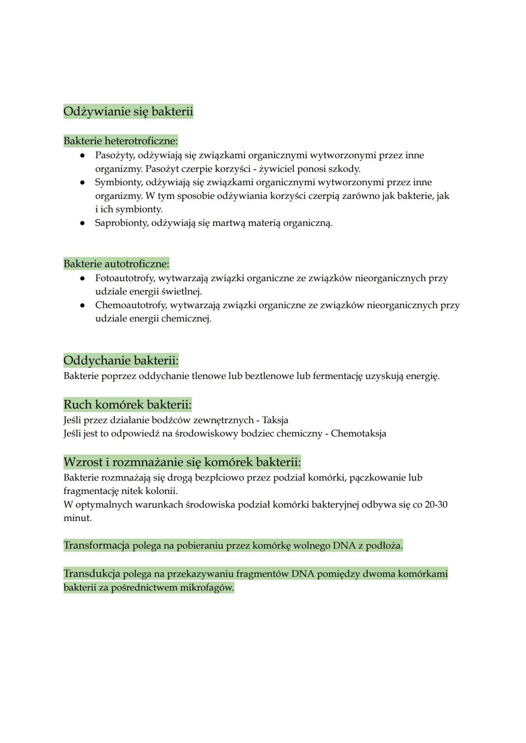 Organizmy prokariotyczne - bakterie i archeowce
Kształty bakterii:
- Bakterie kuliste: ziarenkowce, dwoinki i gronkowce
- Bakterie spiralne: