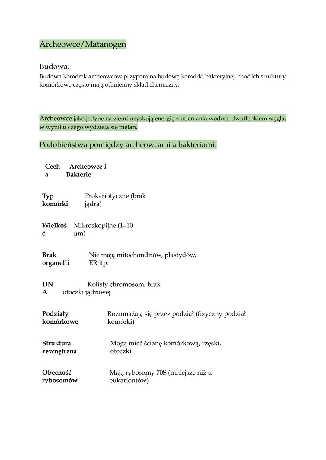 Organizmy prokariotyczne - bakterie i archeowce
Kształty bakterii:
- Bakterie kuliste: ziarenkowce, dwoinki i gronkowce
- Bakterie spiralne: