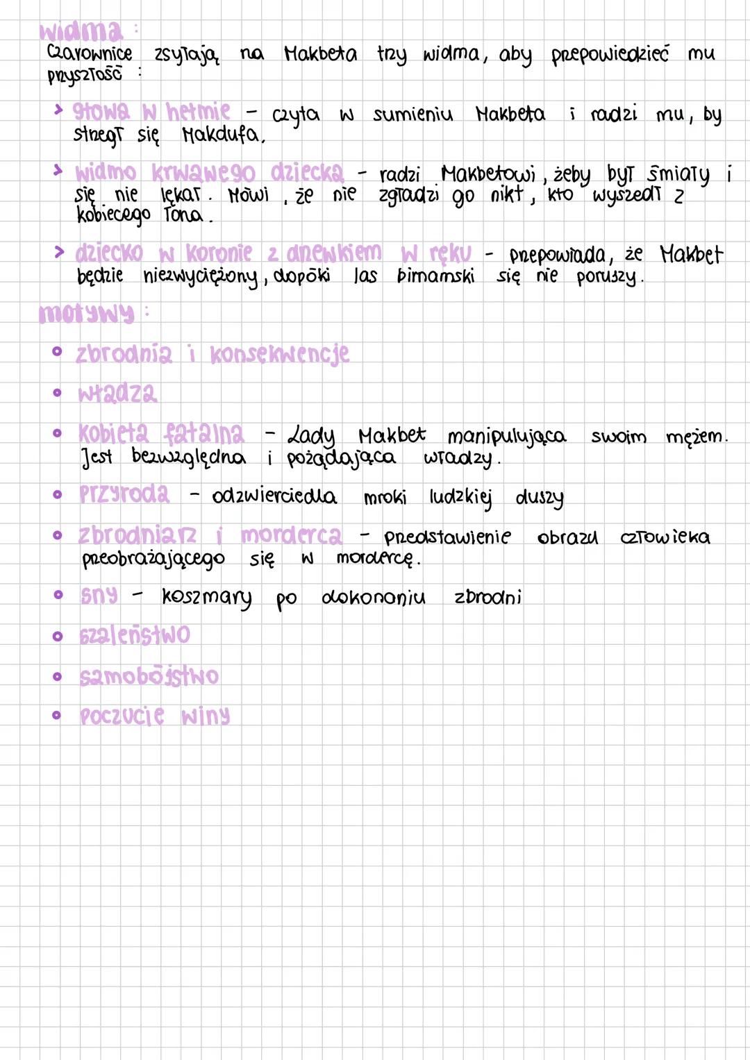 MAKBET
Wolbam Szekspor
Gatunek: tragedia szekspirowska:
• zrywa z tradycją tragedii antycznej (brak zasad trójjedności i
decorum)
czas i mie