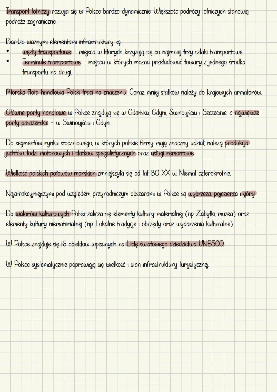 Dzial V: Gospodarka Polski
Rozwój rolnictwa zależy od warunków przyrodniczych i czynników pozaprzyrodniczych.
Do przyrodniczych warunków roz