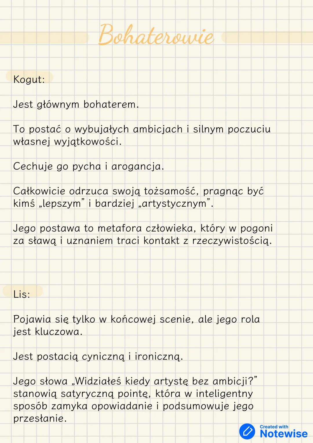 Artysta
Sławomir Mrożek
Rodzaj literacki:
epika
Gatunek literacki:
Opowiadanie
Czas akcji: Nieokreślony - Można
jedynie stwierdzić, że akcja