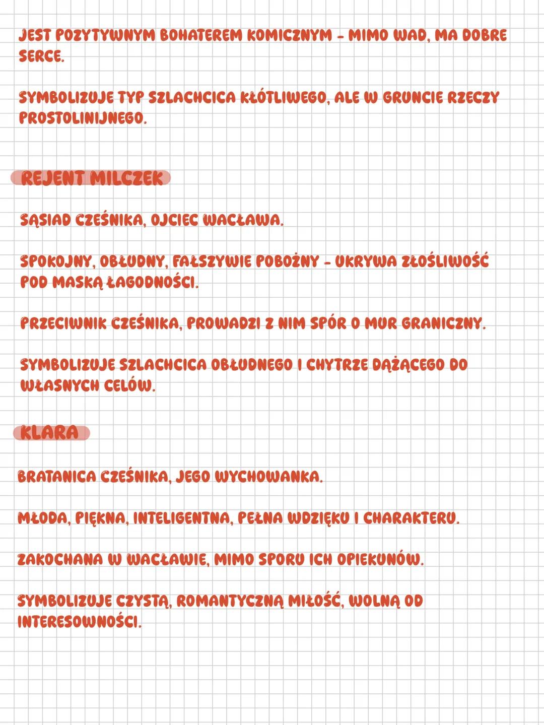 --- OCR Start ---
ZEMSTA"
AUTOR: ALEKSANDER FREDRO
INFORMACJE OGOLNE
CZAS WYDARZEŃ - POCZĄTEK XIX WIEKO
MIEJSCE AKCJI - STARY ZAMEK NA PROWI