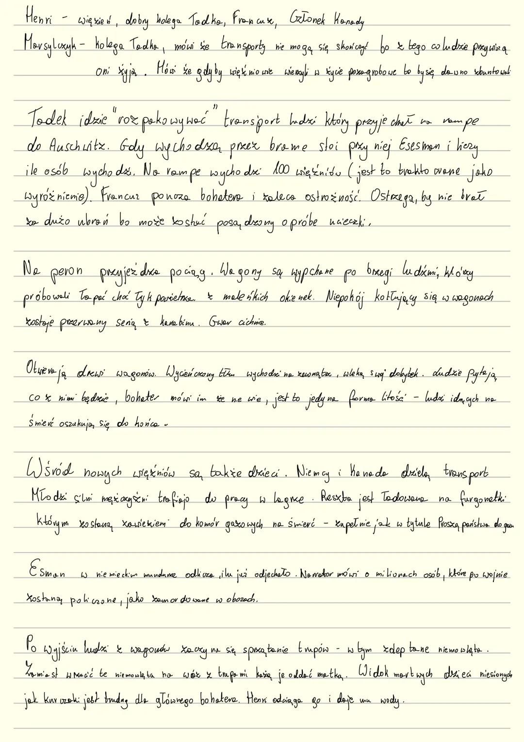 --- OCR Start ---
poregnance
Maria
Narrator Todek + Tadeusz Borowski
Gatunek: Opowiadanie
Tryptyk wojenny.
Miłość
Portą ka
Utrota
(losy głó