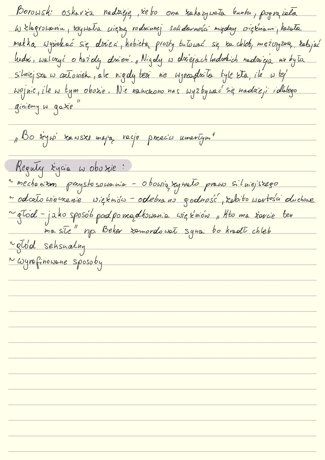 --- OCR Start ---
poregnance
Maria
Narrator Todek + Tadeusz Borowski
Gatunek: Opowiadanie
Tryptyk wojenny.
Miłość
Portą ka
Utrota
(losy głó