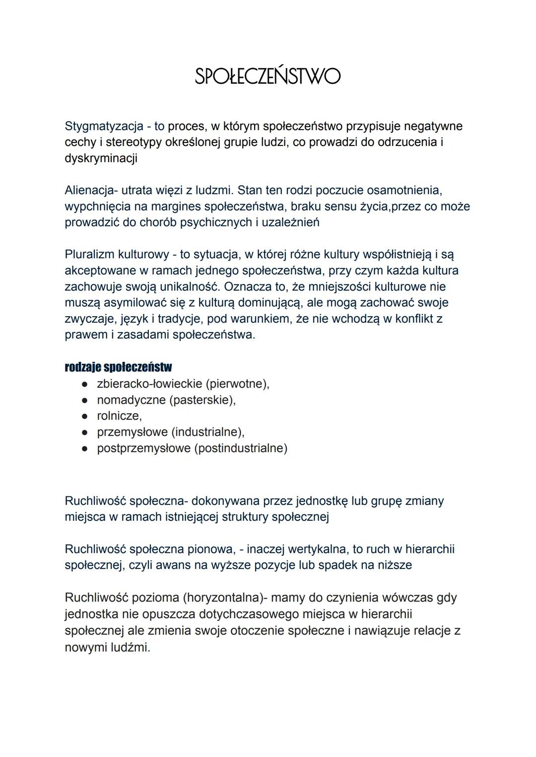 Notatki maturalne wos w pigułce