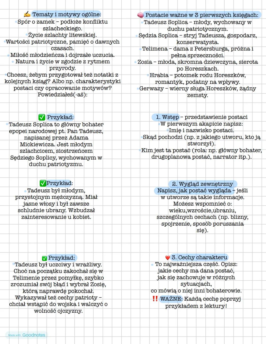 Pan Tadeusz # Pan Tadeusz
**Autor:** Adam Mickiewicz
**Gatunek:** epopeja narodowa
**Rok wydania:** 1834
**Czas akcji:** 1811-1812
**Miejsc