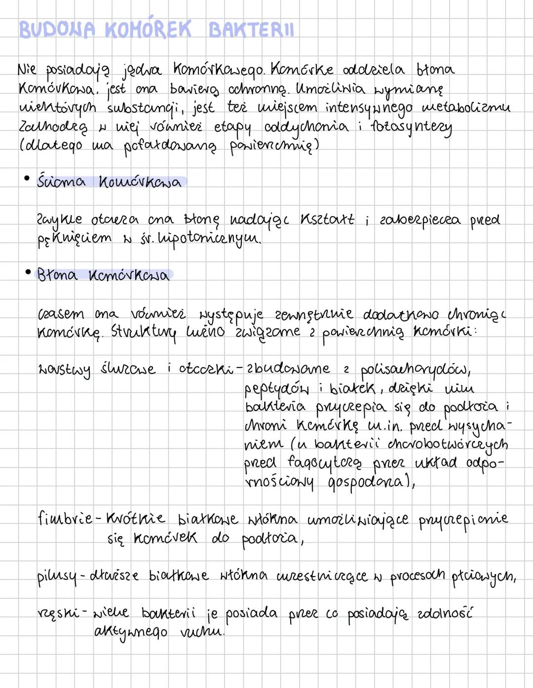 PROKARIONTY
Organizmy prokariotycene-bakterie i archeonce
Jednym z pierwszych żyć na ziemi były organizmy prokariotyczne,
które teraz dzieli