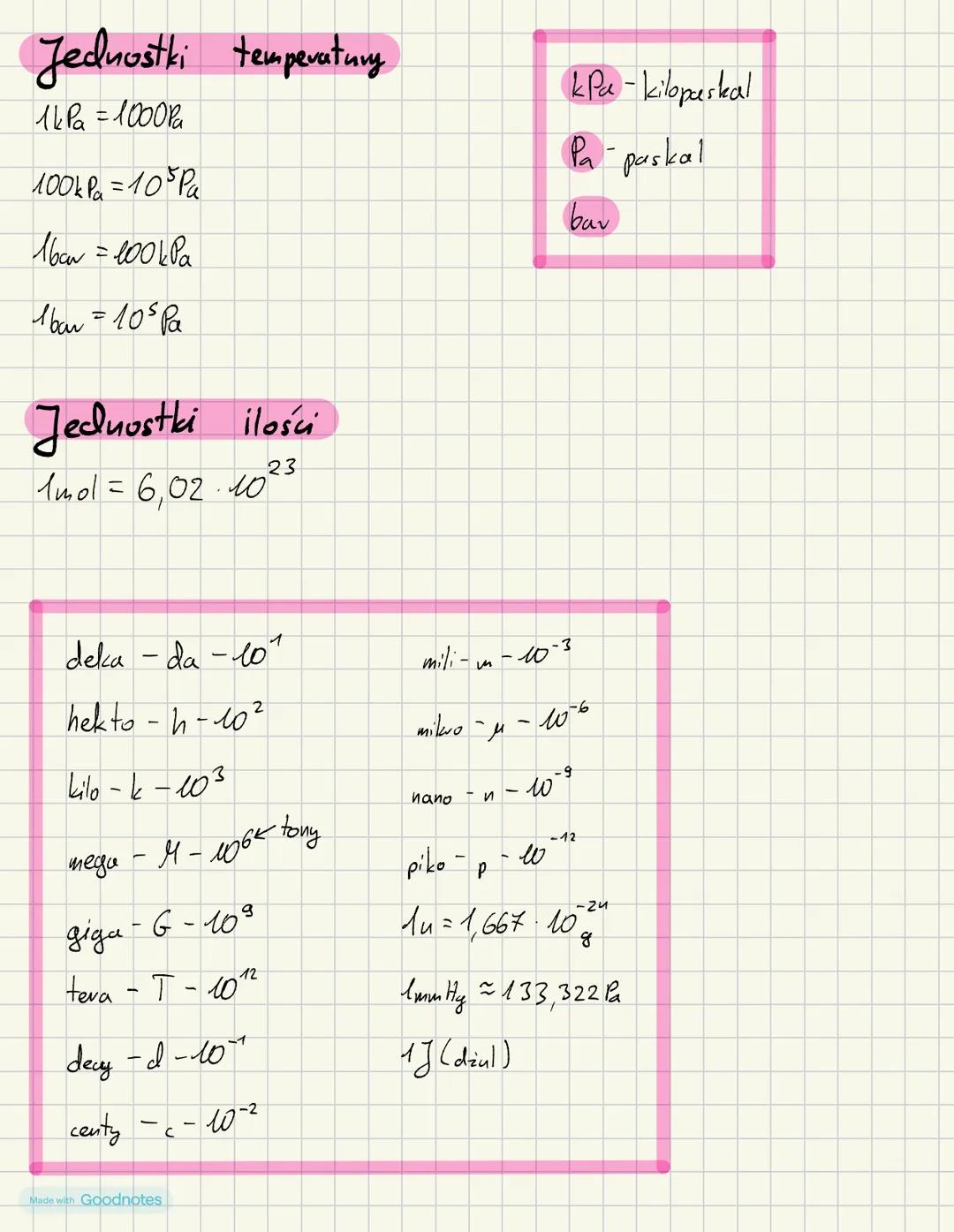 Jednostki czasu
1min = 60s
1h = 60min = 3600s
1dzień = 24h = 1440min = 86400s
Jednostki masy
1g = 1000mg
1dag = 10g = 10000mg
1kg = 100dag =