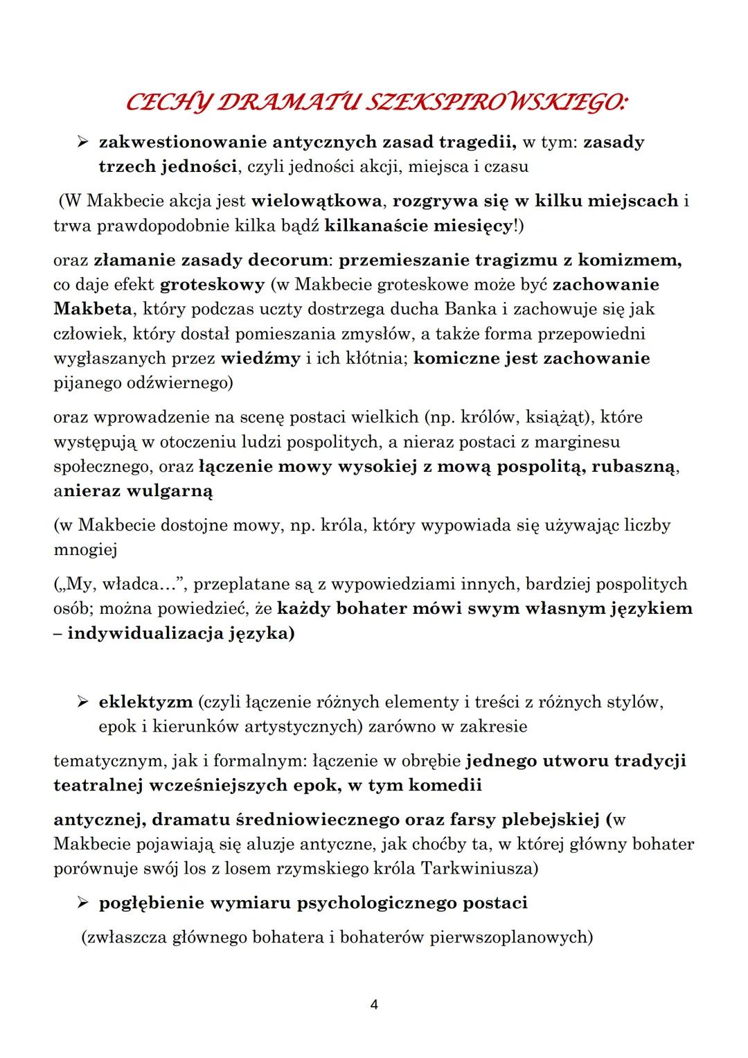 Notatki z lektury
Pt.: „Makbet"
~ William Shakespeare
Zuzanna
Sob. 1.06.2024
1 ## Czas akcji
* Czas akcji „Makbeta", nie jest on ściśle okr