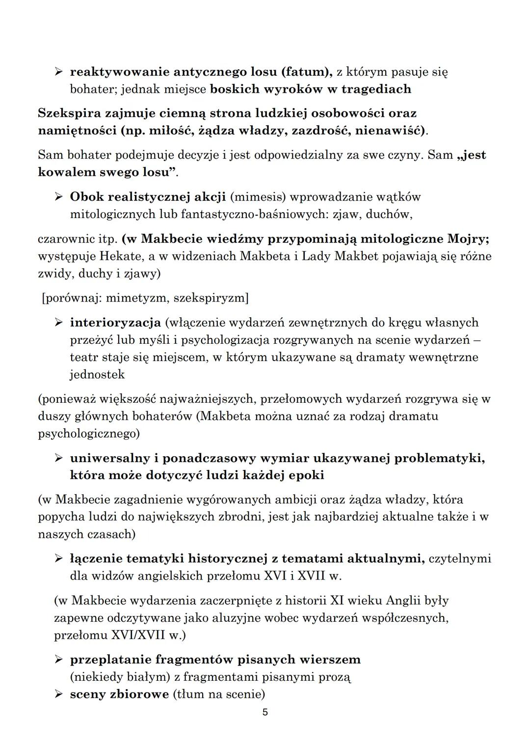 Notatki z lektury
Pt.: „Makbet"
~ William Shakespeare
Zuzanna
Sob. 1.06.2024
1 ## Czas akcji
* Czas akcji „Makbeta", nie jest on ściśle okr