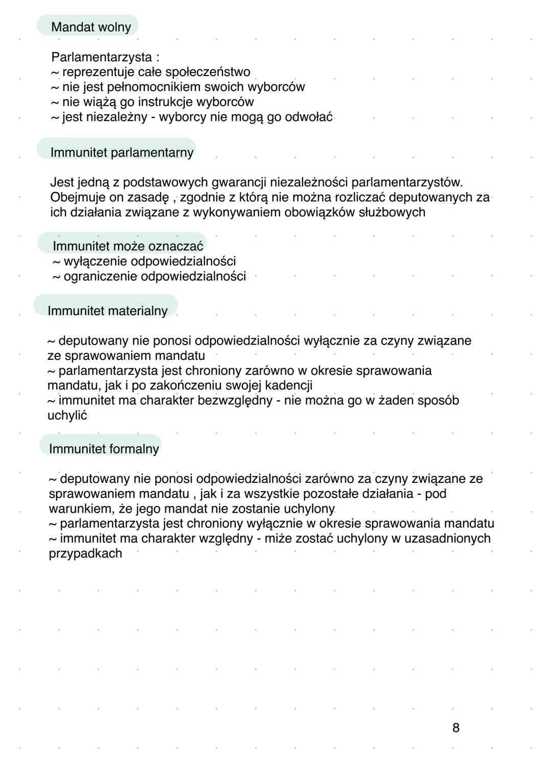 Władza ustawodawcza
Parlament to kolegialny organ obradujący nad sprawami danego państwa
lub jego części
Funkcja legislacyjna - jej realizac