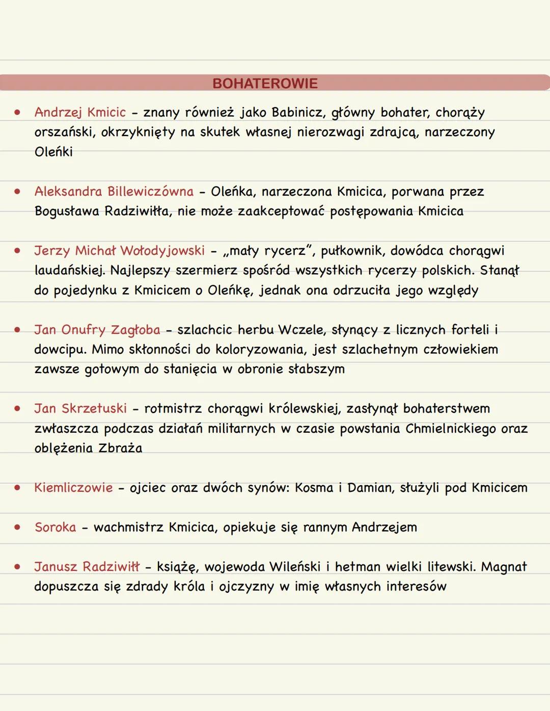 POTOP
Epoka: Pozytywizm
Czas i miejsce: lata 1655-1657, tereny Rzeczypospolitej
Gatunek: powieść historyczna
• świat przedstawiony mieści si