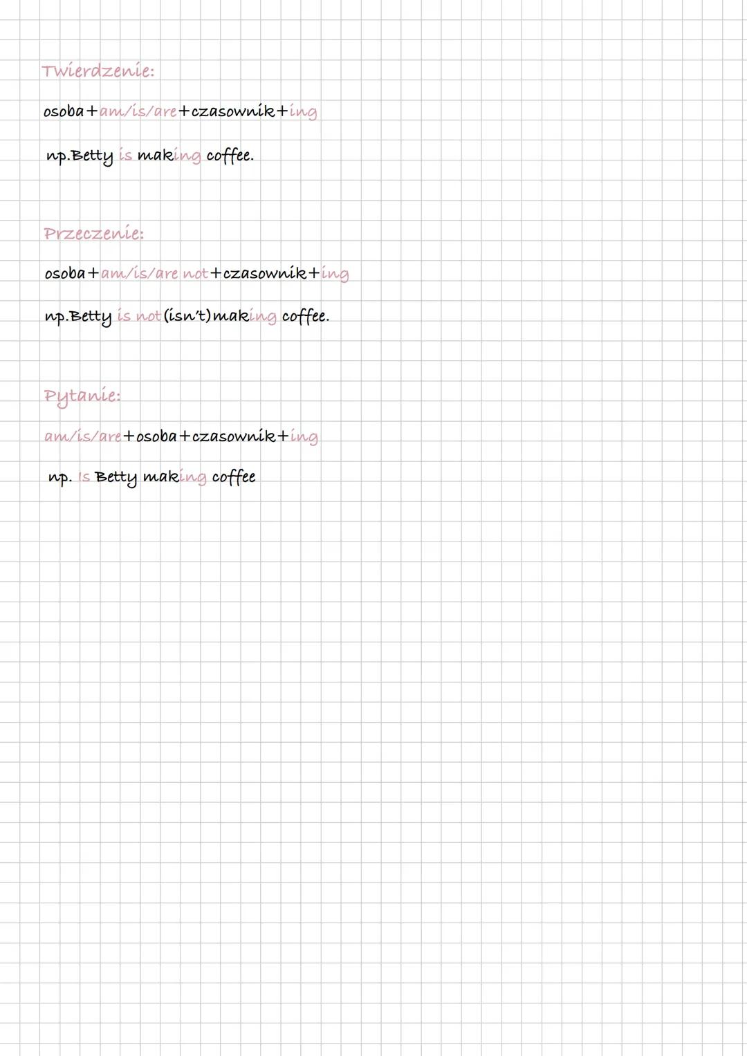 Crasy
gramatyczne
Czasy do wyrażania i opisywania teraźniejszości:
-Present Continuous
-Present Simple
Czasy do wyrażania i opisywania przes