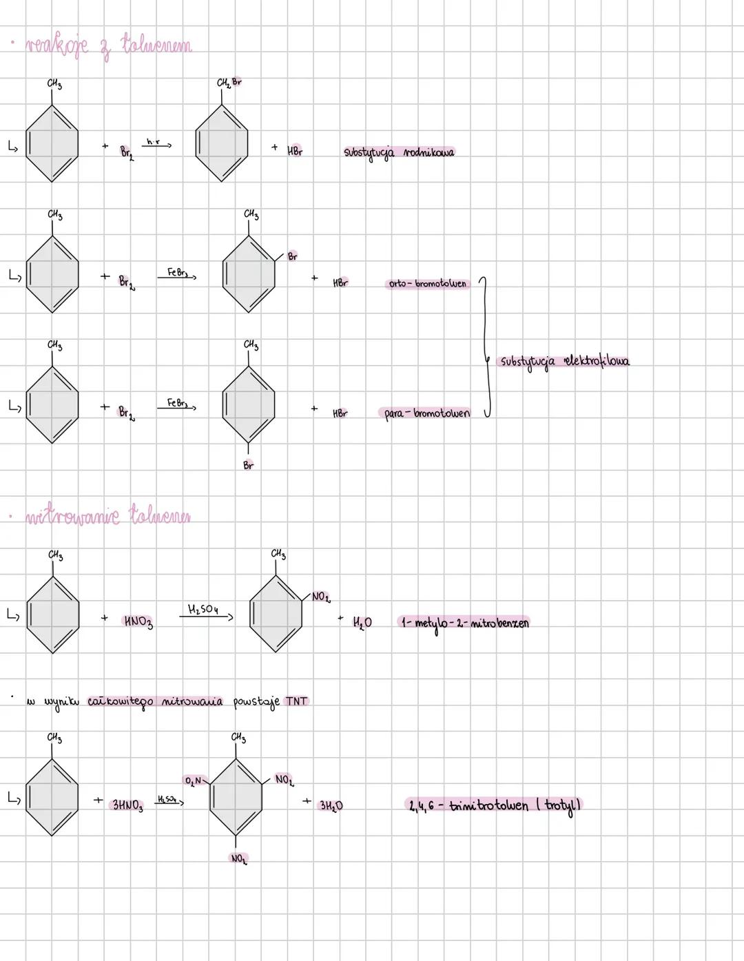 benzen
H
H
C-C
и-с
с-и
C
C
H
H
Cząsteczka benzenu jest płaska
wszystkie wiązania między C są tej samej długości
W tworzeniu wiązań biorą udz