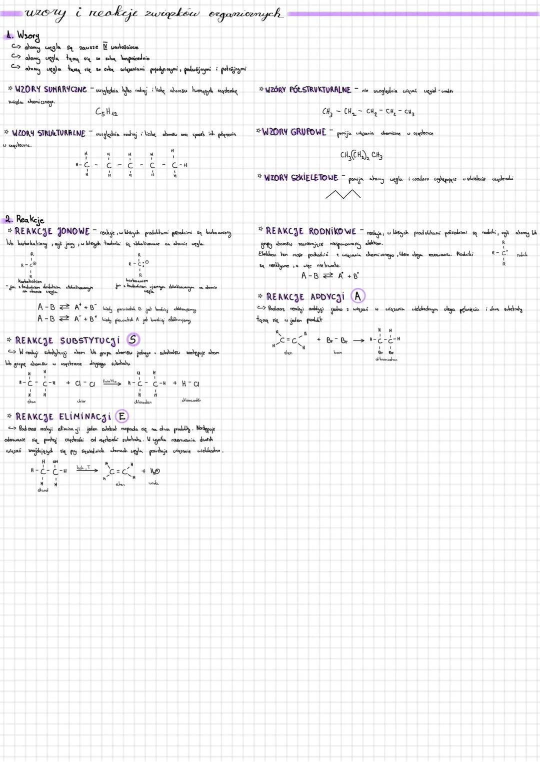 # Chemia organiczna, jako chemia związków węgla
## związki chemiczne węgla
1. **Budowa atomu węgla**
| C |
|---|
grupa: 4A
| p⁺: 6 | e⁻: 6
