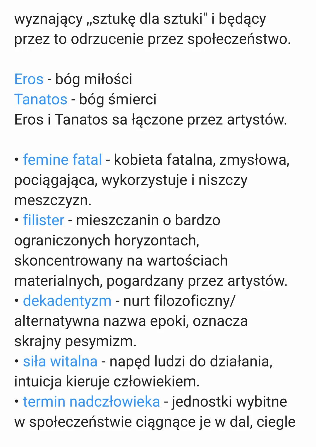 Ramy czasowe epoki: od 1894r. do 1914 -
1918r.
1894r. - początek młodej polski, wydanie
poezji Kazimierza Przerwy - Tetmajera.
1914-1918r.