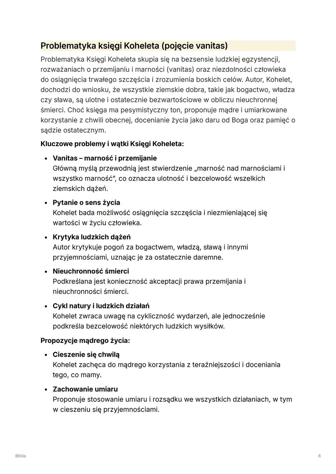 Biblia
Biblia
Dlaczego Biblię nazywamy "księgą natchnioną"?
Biblię nazywa się "księgą natchnioną", ponieważ wierzy się, że pochodzi ona
o