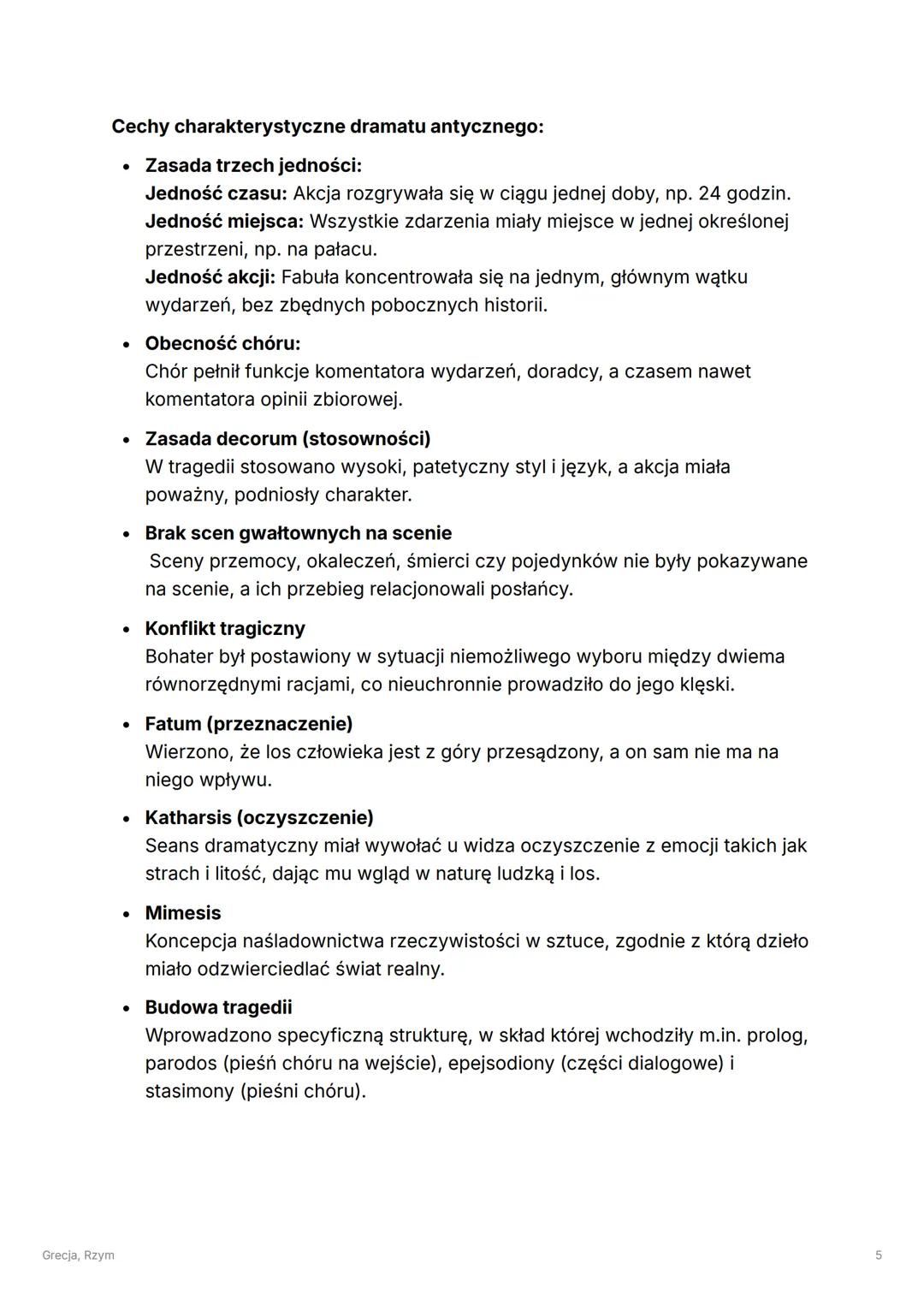 Grecja, Rzym
Określ cechy gatunkowe: mit, epos bohaterski, tragedia
antyczna
Mit to pierwotna forma opowiadania, wyjaśniająca genezę świat