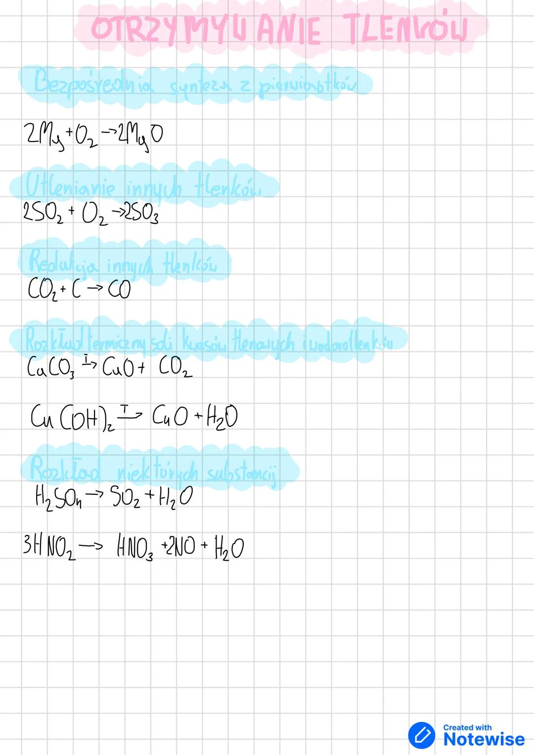 # Tlenki
n
11
¿Ö
Wartościowości
Ö-np Na₂O, 20
Опрі M30, CO
X2O3 mp Al2O3, N2O, PO
XO2 пр. MnO2, CO NO LO
XÖ пр GO, SO
ΧΟς πρ. νεος.