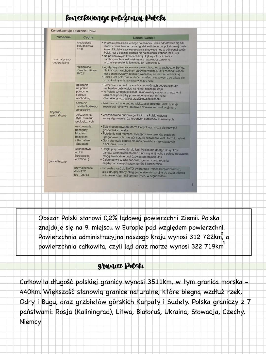 # Položenie Polski
Polska znajduje się w centralnej części Europy. Jej położenie można
rozpatrywać w następujących ujęciach:
matematyczno-