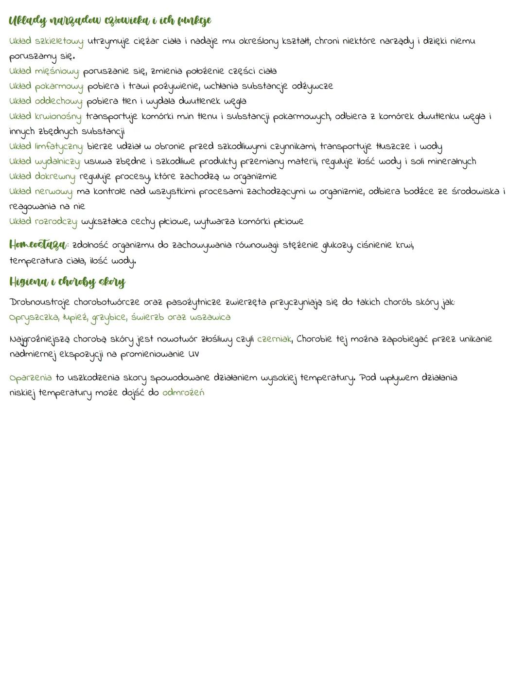 # Biologia
## Dział 1
Podstawową jednostką w naszym ciele są komórki.
Komórki łączą się w zespoły nazywane tkankami.
2 tkanek są zbudowane