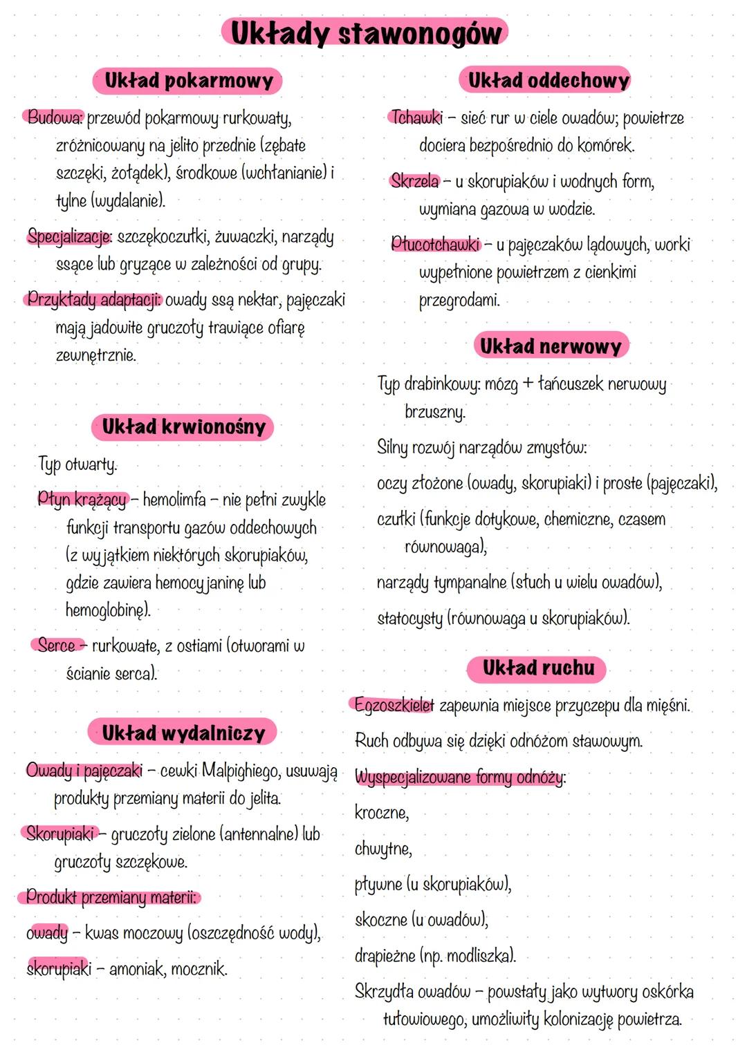 # Stawonogi (Arthropoda)
Charakterystyka ogólna
Stawonogi to największa i najbardziej zróżnicowana grupa zwierząt na Ziemi. Wyróżniają je: