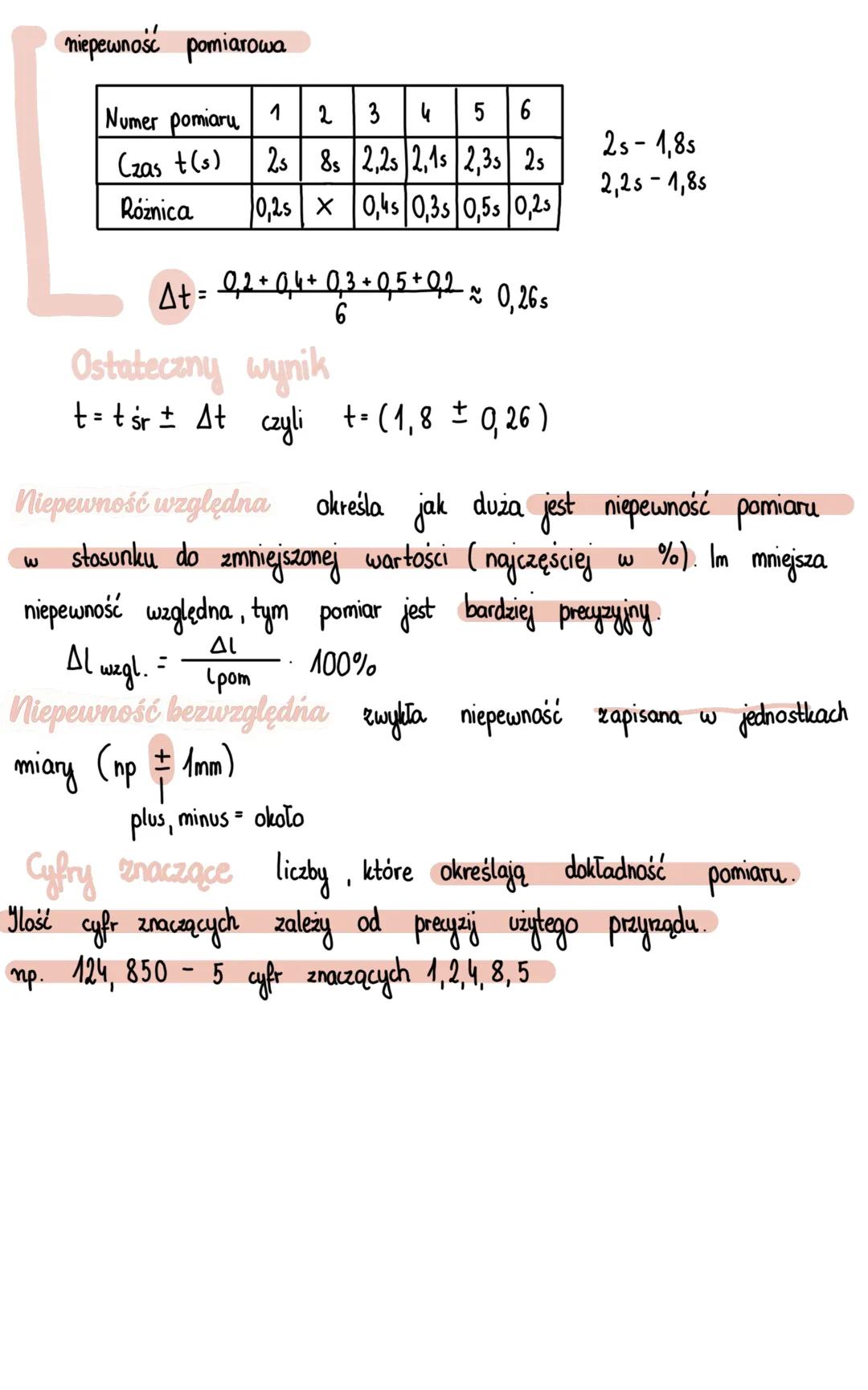 # Niepewności pomiarowe
i cyfry znaczące
metoda naukowa
u jej podstaw leżą dwa podstawowe przekonania:
• Świat należy opisywać teoriami sf