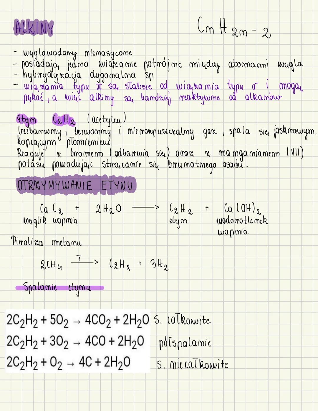 # WĘGLOWODORY
## ALKANY
$C_nH_{2n} + 2$
- węglowodory nasycone
- wiązania pojedyncze (sigma) oraz hybrydyzacja atomu $sp^3$
- są bardzo m