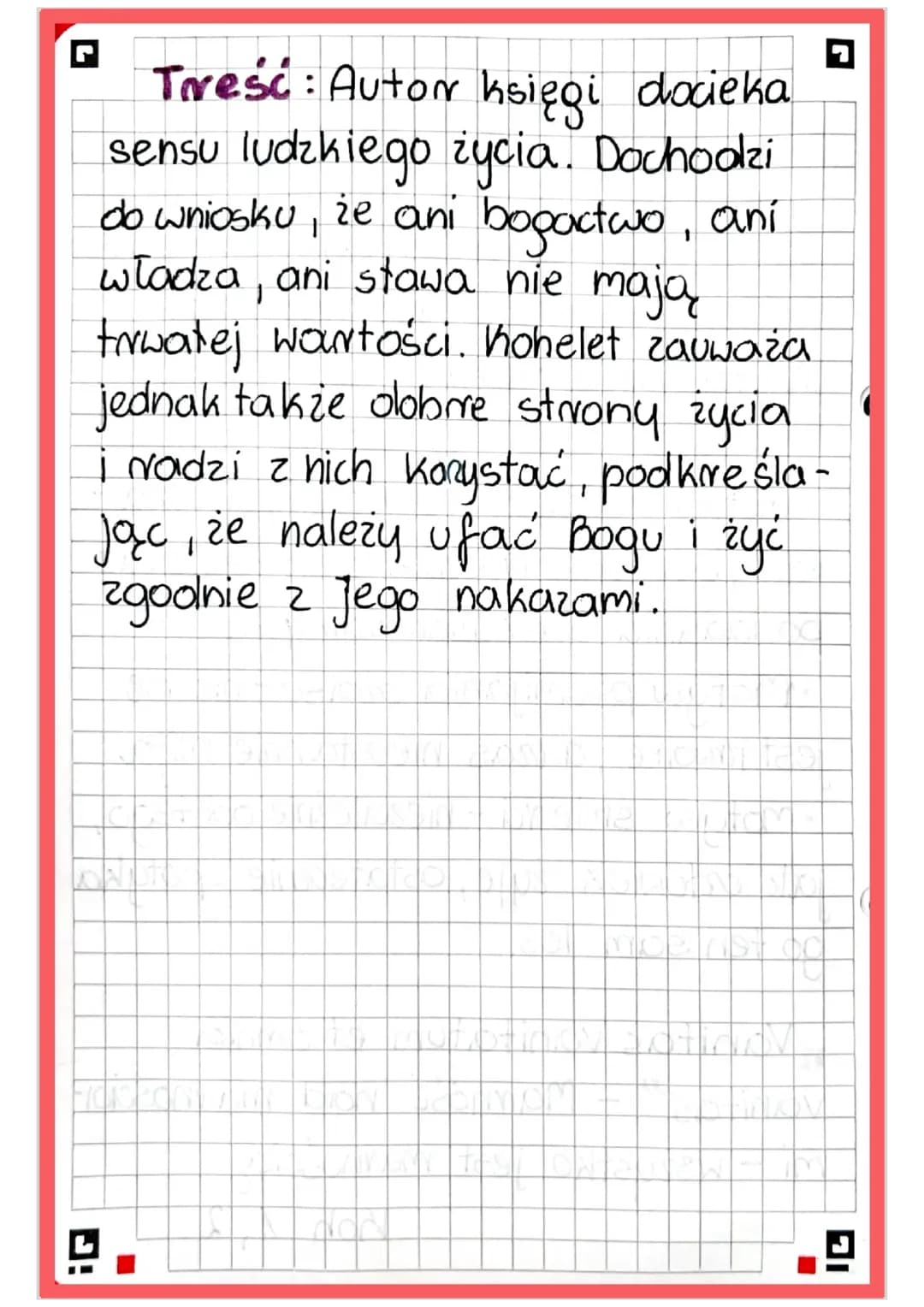 # Gsięga Gohelota
Czas powstania: ok. Ill lub Ilw. p.n.e.
Rodzaj księgi: księga mądrościowa,
inaczej dydaktyczna
Motywy:
- motyw marnośc
