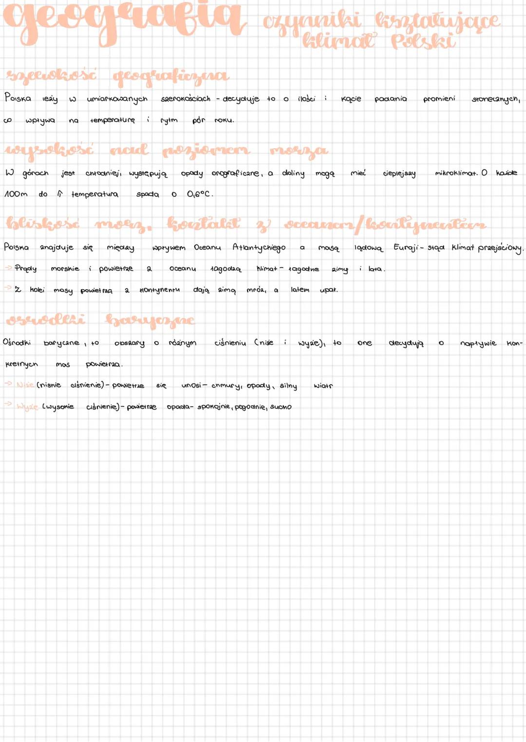 # geografia czynniki kształujące
klimat Polski
szerokosc geografiezera
Poiska leży w umiarkowanych szerokościach - decyduje to o ilości i