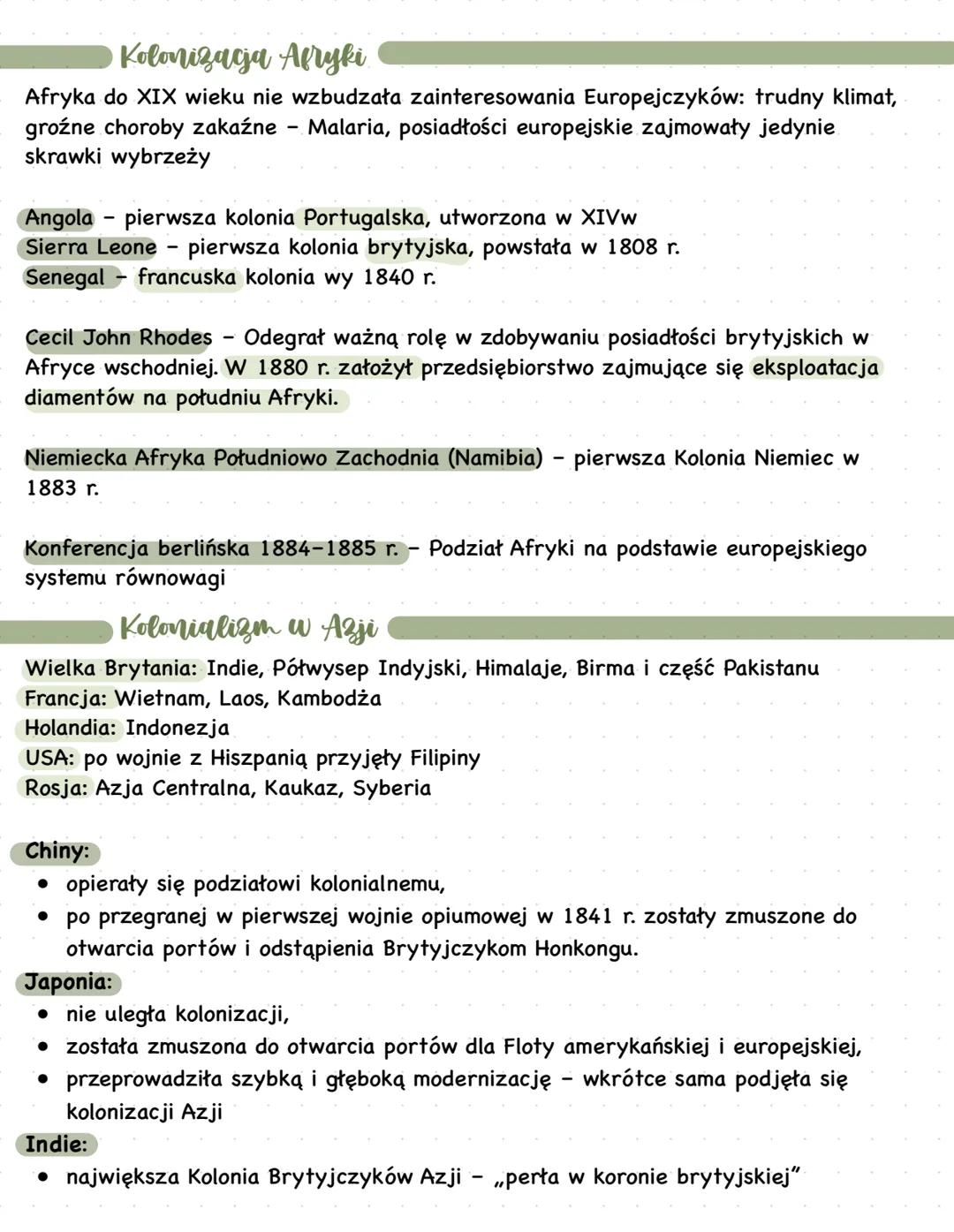 # Ekspansja kolonialna
Kolonializm w XIX wieku
Kolonializm - system podporządkowania krajów o niższym poziomie rozwoju bogatym
i silnym pa