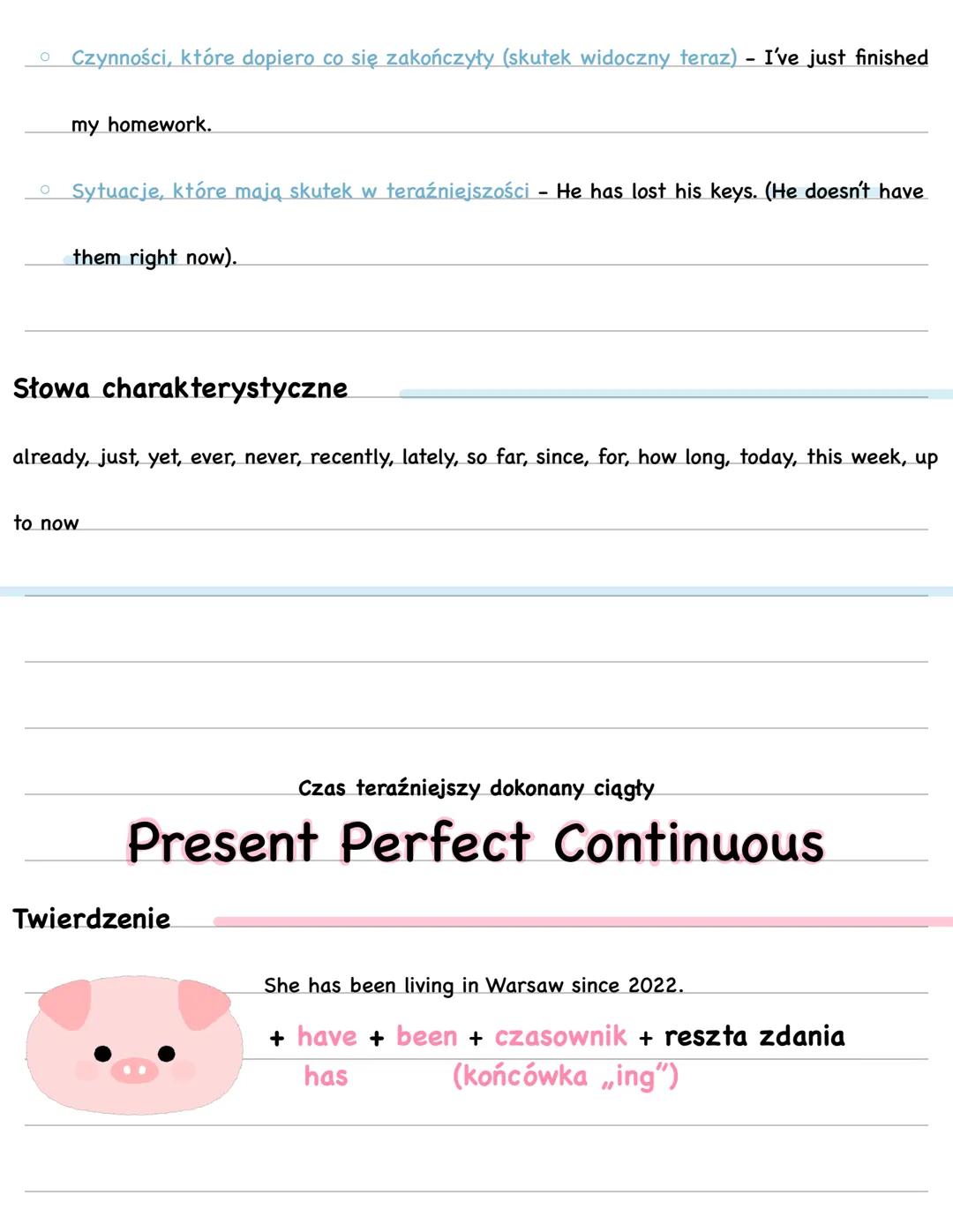 Czas teraźniejszy prosty
# Present Simple
Twierdzenie
She goes to the park every day.
+ czasownik + reszta zdania
3os. L.poj „s" "es"
„ies"