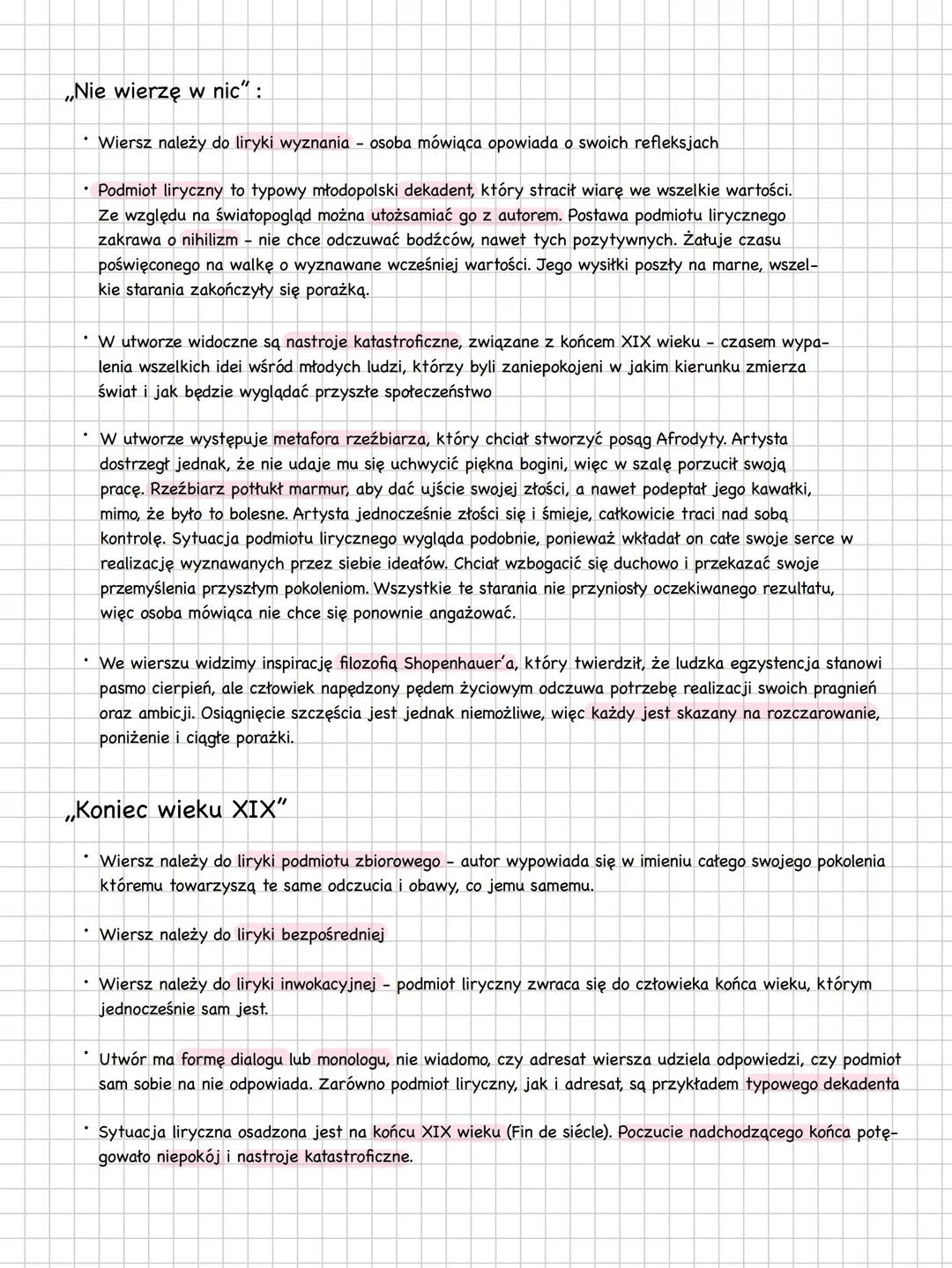 # Mloda Polska
## ramy czasowe epoki
Lata od 1890/1891 do 1918, początek epoki wiąże się z wydaniem pierwszego tomu poezji Kazimierza
Prze