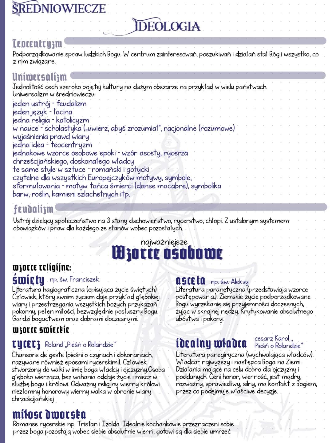 # SREDNIOWIECZE
Ramy czasowe: upadek Cesarstwa
Zachodniorzymskiego 476 Г.
Ramy czasowe
w Polsce:
druga polowa
א w
zdobycie Konstantynopol