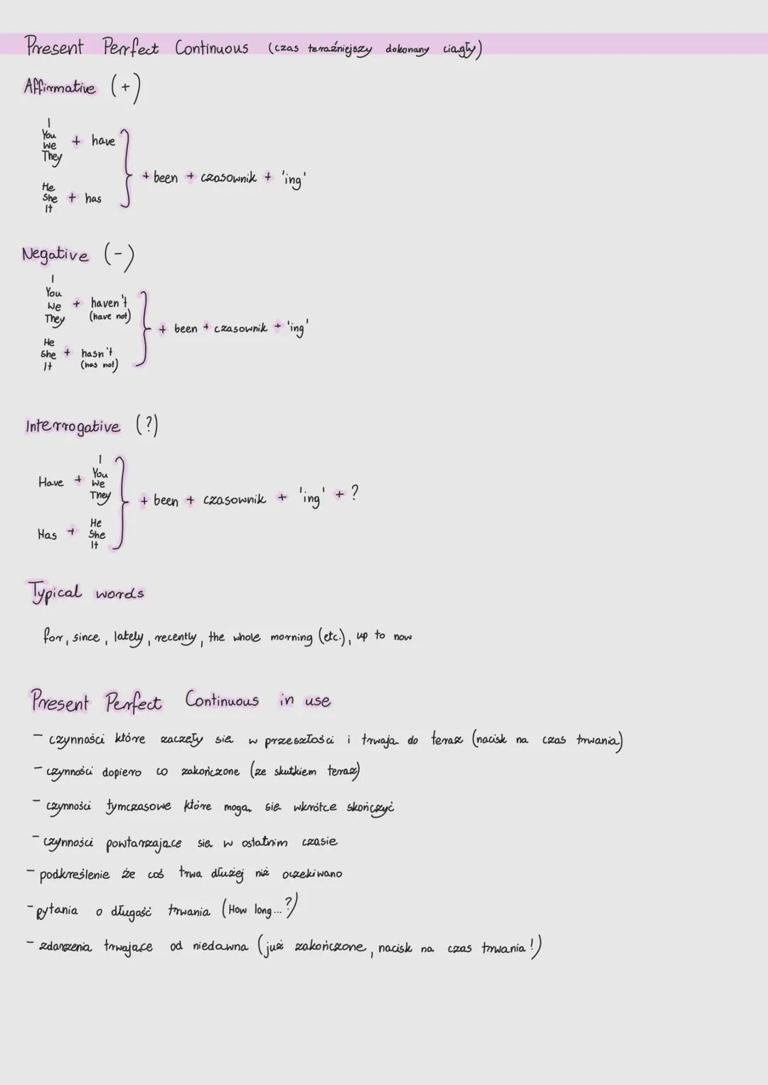 # Present & Past Tenses
Present Simple (czas terażniejszy prosty)
Affirmative (+)
1
You
We
They
+ Czasownik
Negative (-)
1
You
We
They
