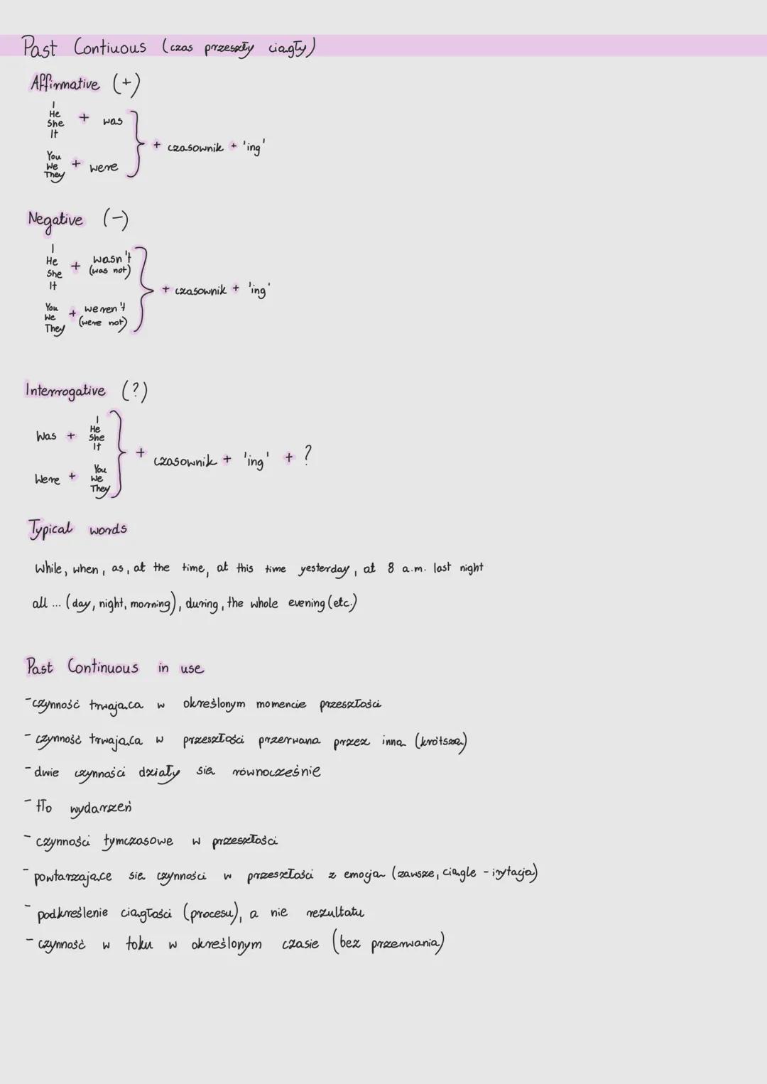 # Present & Past Tenses
Present Simple (czas terażniejszy prosty)
Affirmative (+)
1
You
We
They
+ Czasownik
Negative (-)
1
You
We
They