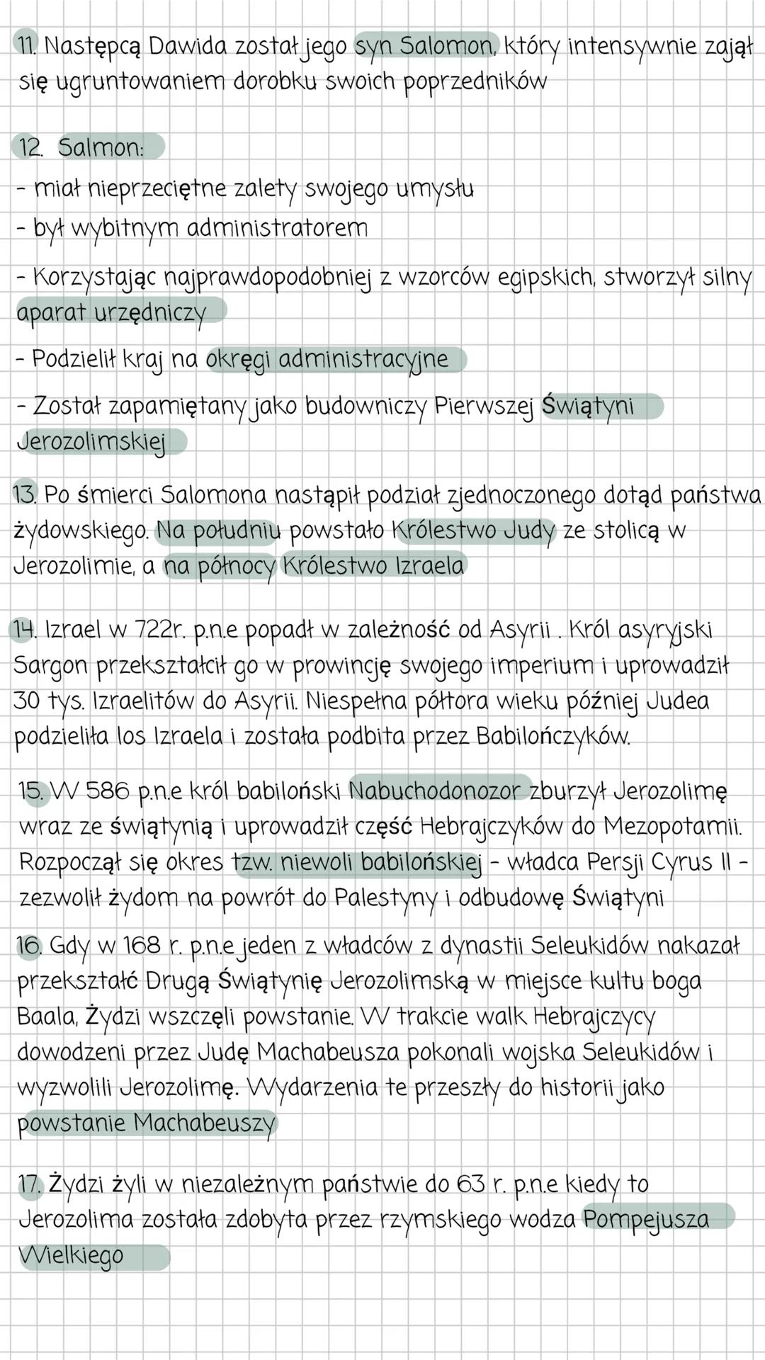 NOTEBOOK # Izrael, Fenicja, Indie i Chiny
1. Biblia-jest święta księgą żydów i chrześcijan, a także głównym
źródłem wiedzy o najdawniejszej