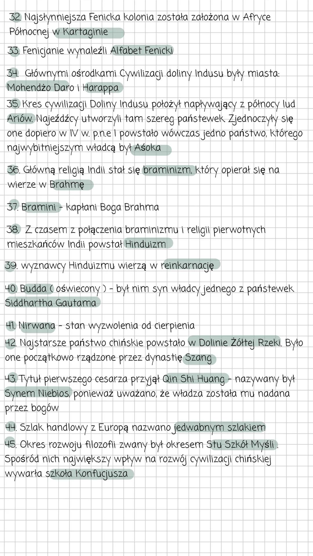 NOTEBOOK # Izrael, Fenicja, Indie i Chiny
1. Biblia-jest święta księgą żydów i chrześcijan, a także głównym
źródłem wiedzy o najdawniejszej