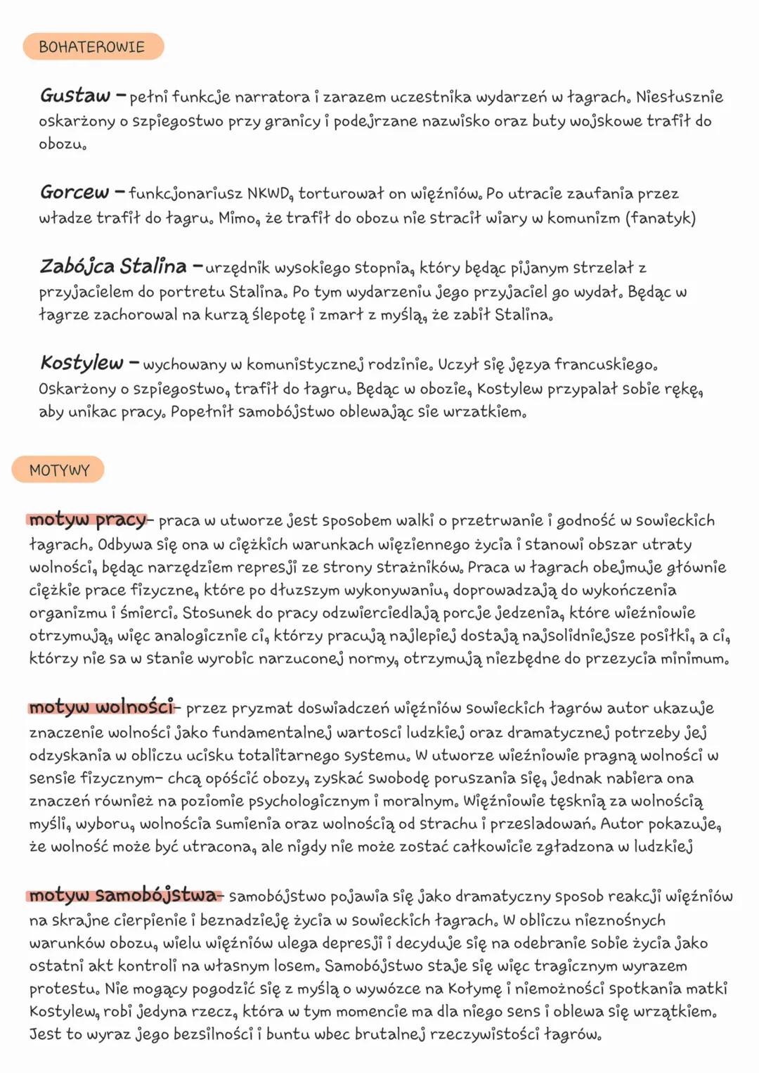 # INNY ŚWIAT
autor: Gustaw Herling- Grudziński
rodzaj literacki: epika
gatunek literacki: powieść
CZAS AKCJI
---> II wojna światowa, 19