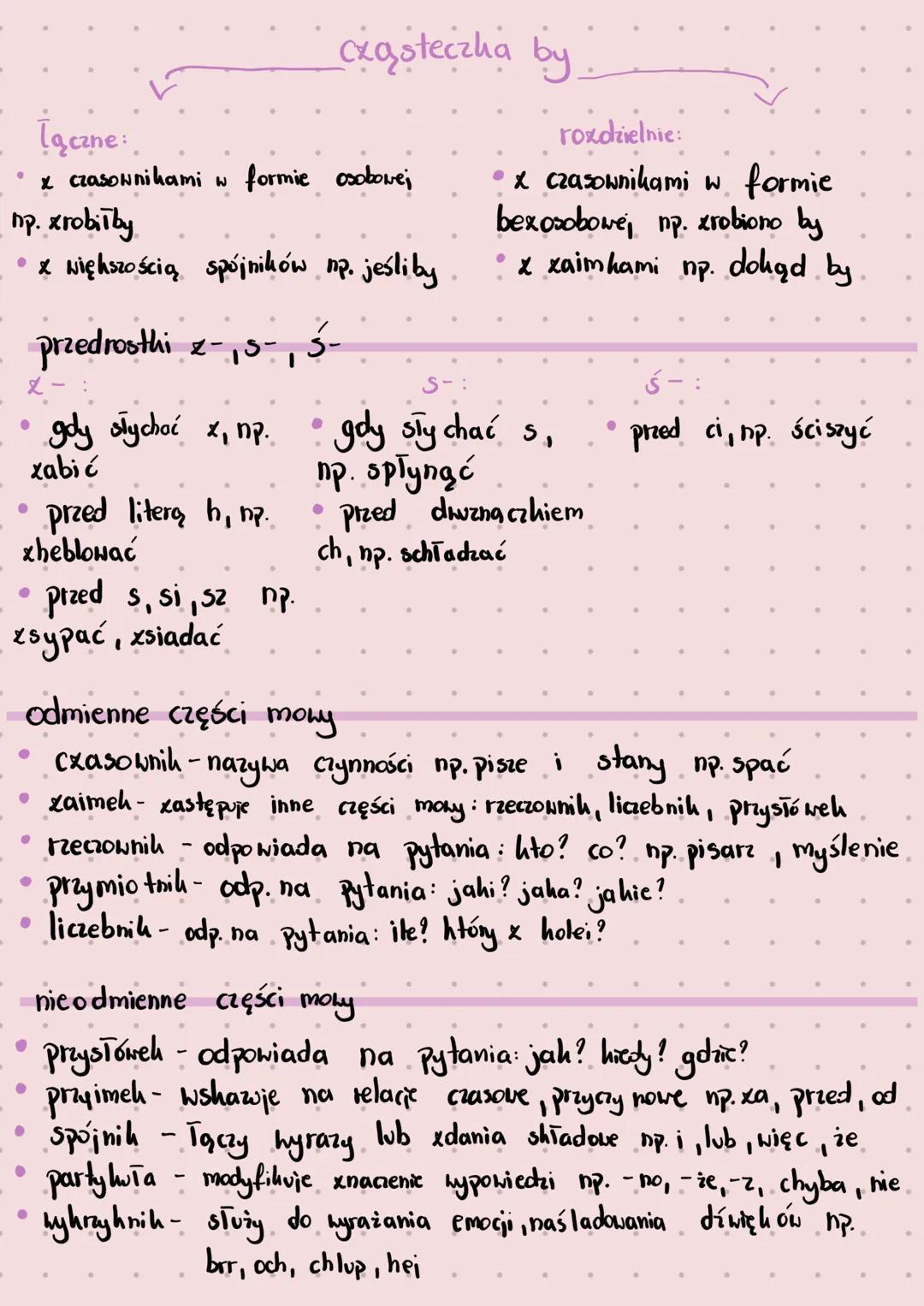 # Ortografia
Wielkie i mate litery
wielha litera:
- naxly własne osób i zwierząt, np. Xeus, Mruczek, Gzerwony Kapturek
- nazwy geograficzn