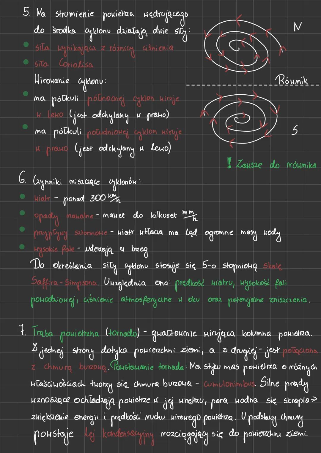 2. Geszagrożenia
meteorologiczne.
1. Sxtormy - długotrwale wiatry o predkości $65\frac{km}{h}$ i sile $> 8$ w skali
Beauforta. Hieja mad mo