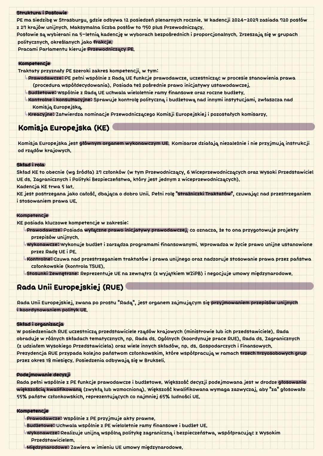 # Instytucje Unii Europejskiej
# Koncepcje UE
W ramach struktury organizacyjnej Unii Europejskiej działa siedem głównych instytucji. Ich p